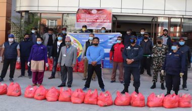 महानगरको वडा नं. ५ द्धारा १ हजार जनालाई राहत वितरण