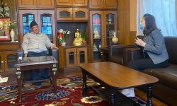 नेकपा नेता र नेपालका लागि चिनियाँ राजदूत यान्छीबीच भेटवार्ता