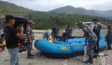 भेरीमा बेपत्ता युवाको खोजीका लागि सशस्त्रको गोताखोर टोली परिचालन