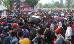 भारतबाट नेपाल फर्किने बढ्दै, बाँकेमा एकै दिन ३ सय जना भित्रिए