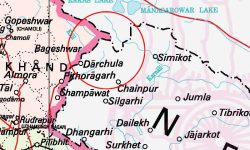 भारतकै तीन नक्सामा कालीको मुहान लिम्पियाधुरा