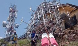 हावाहुरीले रेडियो र टेलिभिजनको टावरमा क्षति