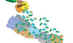 विदेशबाट प्राप्त हुने रेमिट्यान्समा ५५ प्रतिशत गिरावट