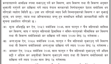 कर बुझाउन जारी गरेको सूचनामा कहाँ चिप्लियो सरकार ?