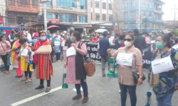 रुकुम घटनाका दोषीलाई उन्मुक्ति दिन नहुने भन्दै लालटिन जुलुस