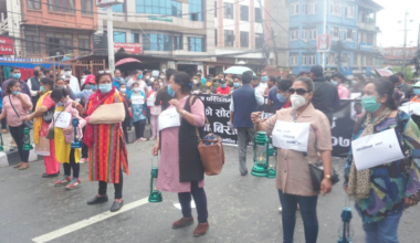 रुकुम घटनाका दोषीलाई उन्मुक्ति दिन नहुने भन्दै लालटिन जुलुस