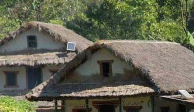 व्यासमा खरको छानो विस्थापित अभियान