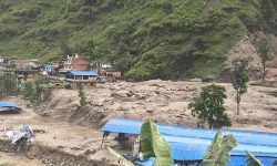 बाढीका कारण दुईको मृत्यु ठूलाेमात्रामा क्षति