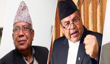 नेकपा विवाद : अध्यक्ष दाहालसहितका शीर्ष नेताहरु पार्टी बिभाजन हुन नदिने पक्षमा