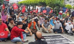 इन्धनको मूल्य वृद्धि विरुद्ध नेविसंघको प्रदर्शन