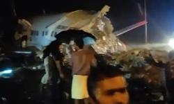 एयर इन्डियाको विमान अवतरण गर्दा दुर्घटना, विमानमा १ सय ९१ यात्रु सवार थिए