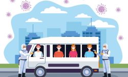 Free bus service for medical professionals