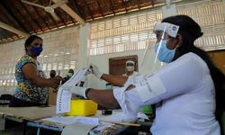 श्रीलंकामा कोरोना महामारीबीच निर्वाचन