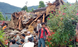 दैलेखमा पहिरोले एककाे मृत्यु, ६ जना घाइते