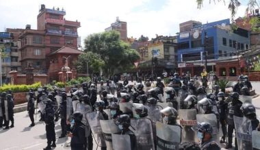 रातो मछिन्द्रनाथको रथ तान्नेमाथि प्रहरीले हान्यो अश्रुग्यास