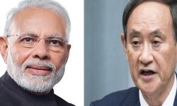 भारत र जापानका प्रधानमन्त्रीबीच टेलिफोन वार्ता