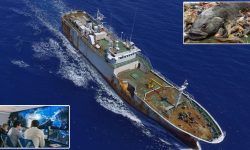 प्रशान्त महासागरमा हराएको पानी जहाज फेला