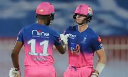 आईपीएल २०२० : गएरातिको खेलमा राजस्थान रोयल्स १६ रनले विजयी