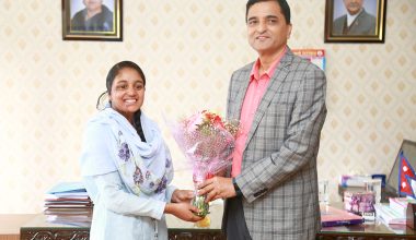 संस्कृतिमन्त्री भट्टराईबाट खातुनको स्वागत