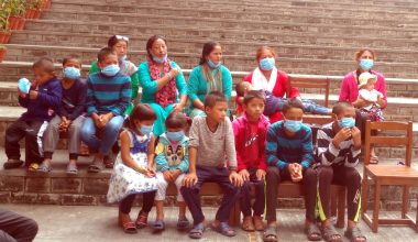 पहिराेले अभिभावकविहीन बनेका बालबालिका एसओएस बालग्राममा