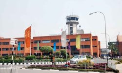 त्रिभुवन विमानस्थलको आन्तरिक टर्मिनल स्टेशनमा सटल बस सेवा संचालन