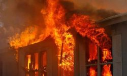 तेह्रथुमको आठराई गाउँपालिकाको चुहानडाँडामा भीषण आगलागी, २ जना बालकको मृत्यु