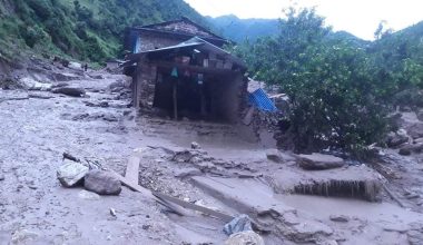 बागलुङ बाढी अपडेटः १० जनाको शव फेला, ४१ बेपत्ता