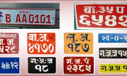सवारी साधनको नम्बर प्लेट नेपालीमा राख्न माग