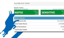 तीन दिन लगातार घटेको बजार बिहीबार एक घण्टामै १३.२९ अंक बढ्यो