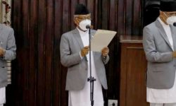नवनियुक्त तीन मन्त्रीद्वारा शपथ ग्रहण
