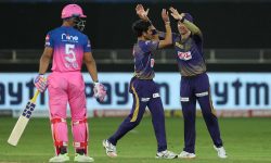 आईपिएल २०२० : कोलकातासँग राजस्थान ३७ रनले पराजित