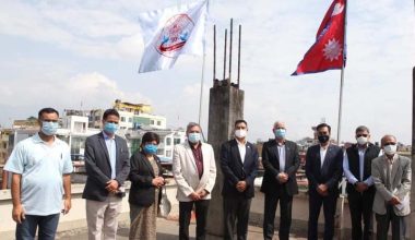 नेपाल चेम्बर अफ कमर्सको ७० औंं वर्ष दिवसको अवसरमा झण्डोत्तलन