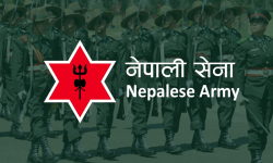 नेपाली सेनाले टुँडिखेलमा फूलपाती बढाइँ गर्दै