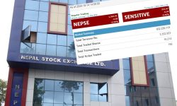 बुधबार तेस्रो घण्टामा १५६३.९१ विन्दुमा नेप्से, ९० करोडभन्दा बढीको शेयर कारोबार