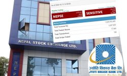 मंगलबार तेस्रो घण्टामा १ अर्बभन्दा बढीको शेयर कारोबार, ज्योती विकास बैंकको सबैभन्दा बढी