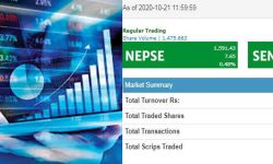 बुधबार एक घण्टामा ७.६५ अंक बढ्यो शेयर बजार, एनआईसी एशिया बैंकको सर्वाधिक कारोबार