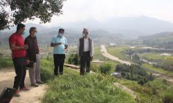 फास्ट ट्रयाकको विवादको चुरो खोज्दै राष्ट्रिय योजना आयोगका उपाध्यक्ष स्थलगत निरिक्षणमा