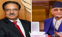 ओली र दाहालबीच कर्णालीको विवादबारे छलफल