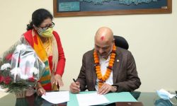 उद्योग वाणिज्य महासंघका अध्यक्ष शेखर गोल्छाद्वारा पदवहाली