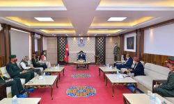 प्रधानमन्त्री ओेलीसँग स्थलसेनाध्यक्ष नरवणे शिष्टाचार भेट