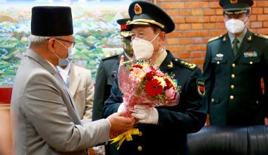 पाँच करोड युआन बराबरको अतिरिक्त सैन्य सहयोग गर्ने चीनको घोषणा