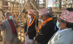 बैशाख १२ गते काष्ठमण्डप उद्घाटनकाे तयारी