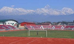 पोखरा अन्तर्राष्ट्रिय फुटबल रङ्गशालाको ८५ प्रतिशत काम सम्पन्न