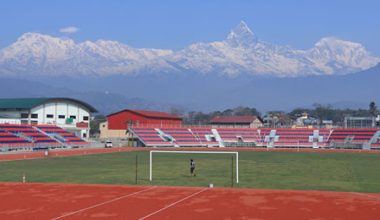 पोखरा अन्तर्राष्ट्रिय फुटबल रङ्गशालाको ८५ प्रतिशत काम सम्पन्न
