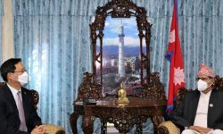 दक्षिण कोरियाका राजदूत र सभामुखबीच शिष्टाचार भेट