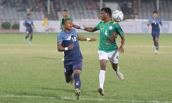 नेपाल र बंगलादेशबीचको दोस्रो खेल बराबरीमा, ट्रफी भने घरेलु टिमलाई