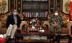 प्रधानसेनापति थापा र भारतीय राजदूतबीच क्वात्राबिच भेटवार्ता