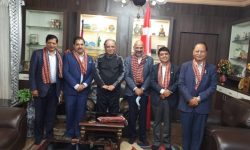 प्रचण्ड र महासंघका नवनिर्वाचित पदाधिकारीबिच भेटवार्ता