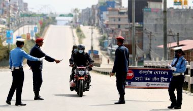 महानगरीय ट्राफिक प्रहरीद्वारा चोक सुधार अभियान सुरु