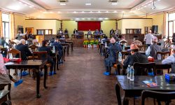 ओलीको अनुपस्थितिमा बस्यो नेकपा स्थायी कमिटी बैठक